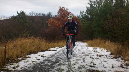 Markův "cyklokros" u Čížova 161212